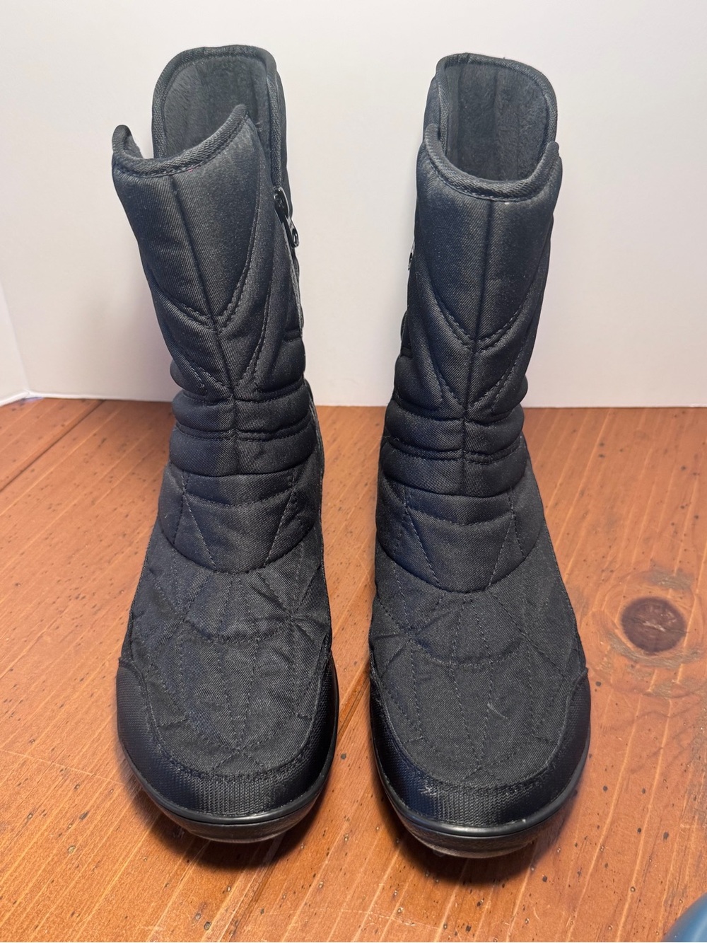 COLUMBIA Minx Slip Iii Omni Heat Waterproof Black Boots -Women's Size 8.5 YL3765